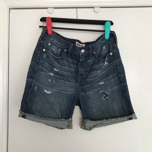 Madewell Denim Jean Shorts Cutoffs Distressed 27
